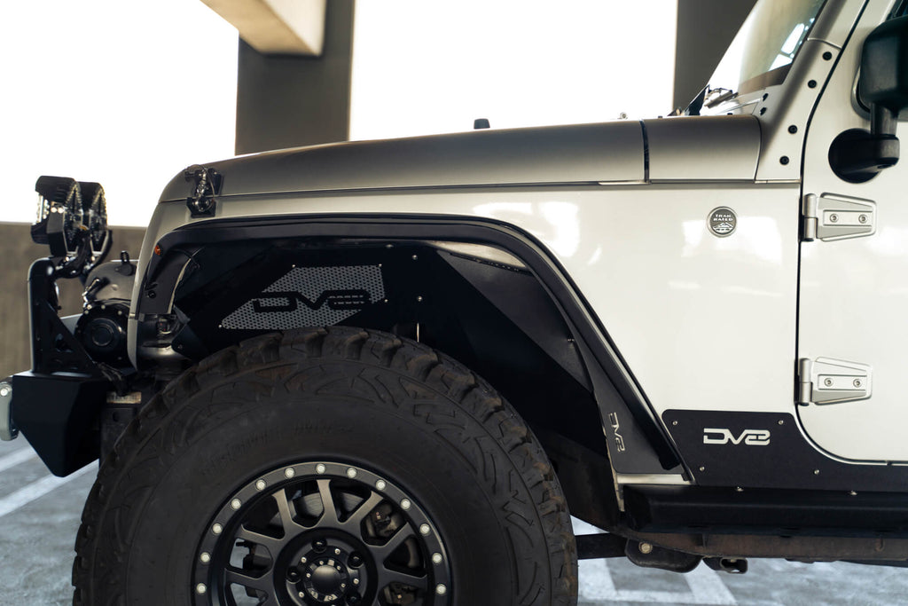 2007 2018 Jeep Wrangler JK JKU Slim Fender Flares DV8 Offroad