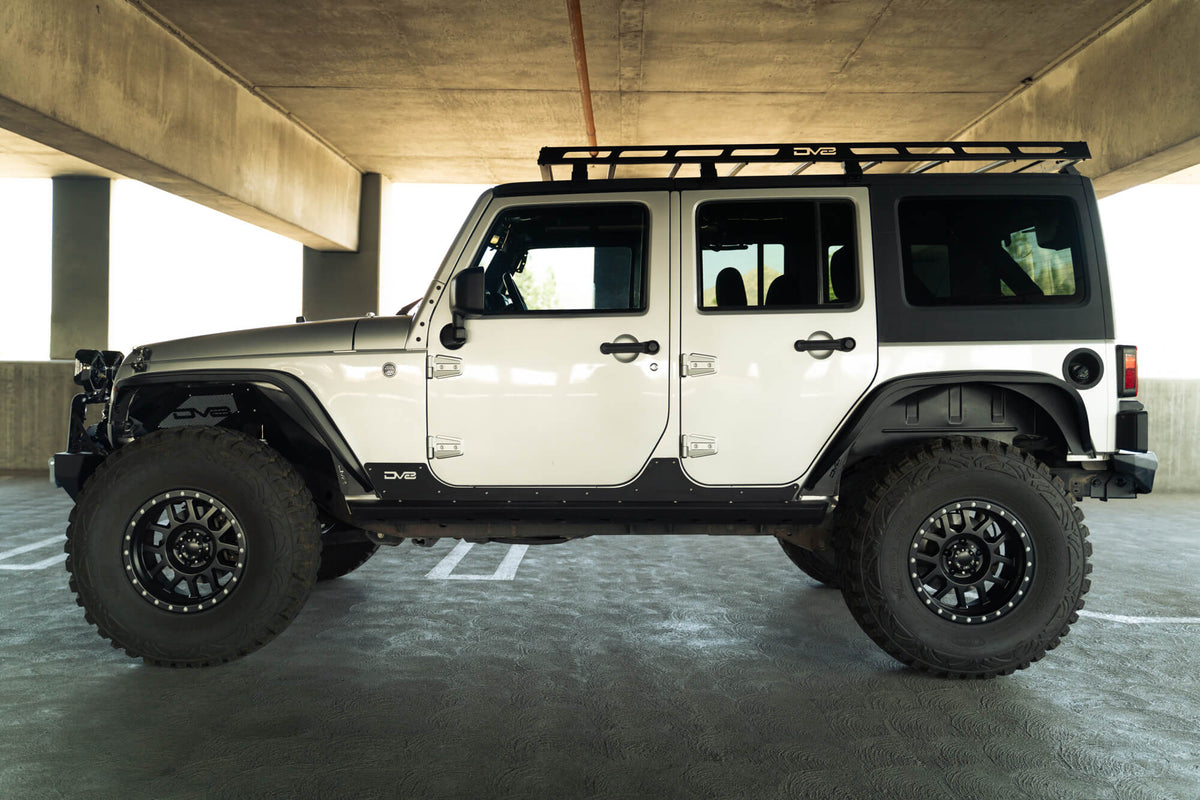 2007 2018 Jeep Wrangler JK JKU Slim Fender Flares DV8 Offroad