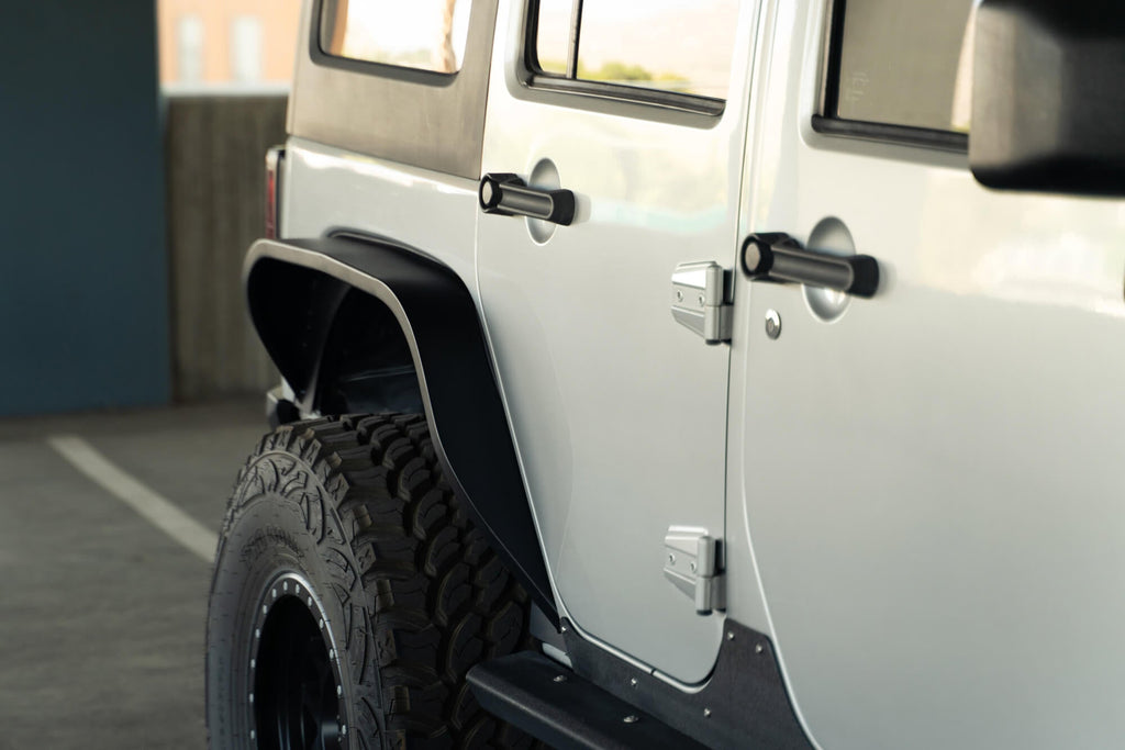 2007 2018 Jeep Wrangler JK JKU Slim Fender Flares DV8 Offroad