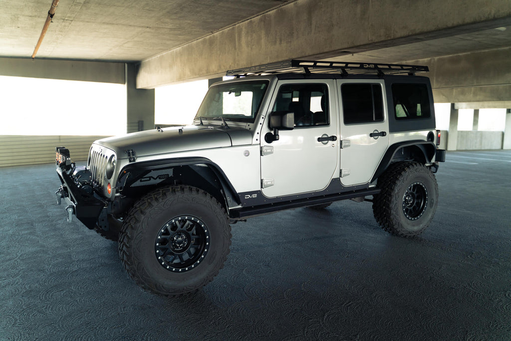 2007 2018 Jeep Wrangler JK JKU Slim Fender Flares DV8 Offroad