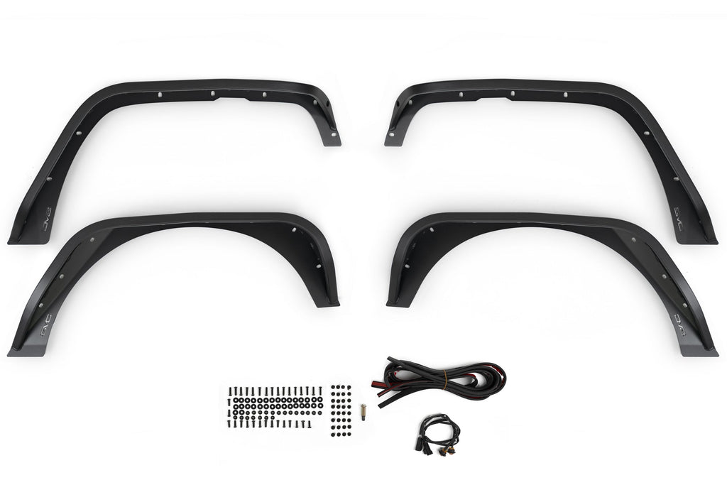 2007 2018 Jeep Wrangler JK JKU Slim Fender Flares DV8 Offroad