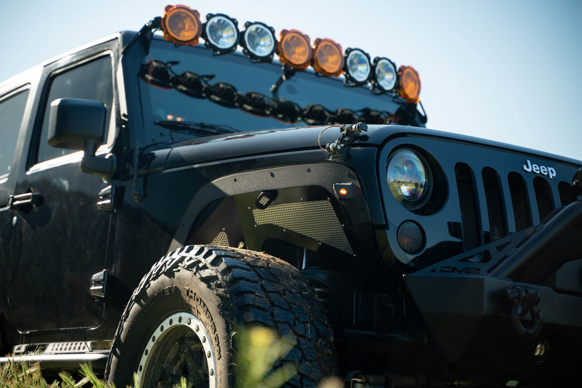 2007 2018 Jeep Wrangler JK JKU Fender Flare Deletes DV8 Offroad