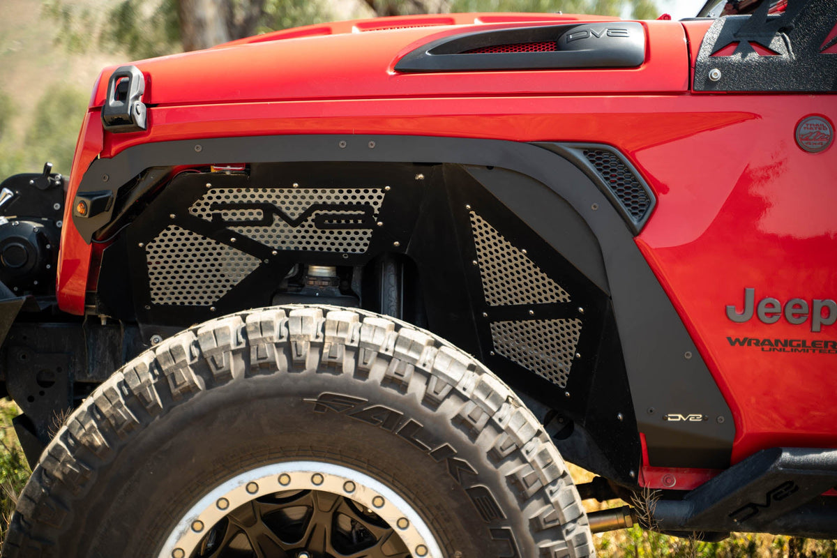 2018 2025 Jeep Wrangler JL, JLU Fender Deletes DV8 Offroad