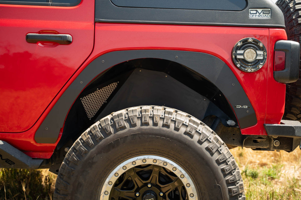 2018 2025 Jeep Wrangler JL, JLU Fender Deletes DV8 Offroad