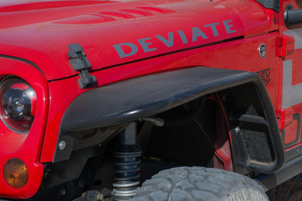 2007 2018 Jeep Wrangler JK JKU Wide Fender Flares Front and Rear DV8 Offroad