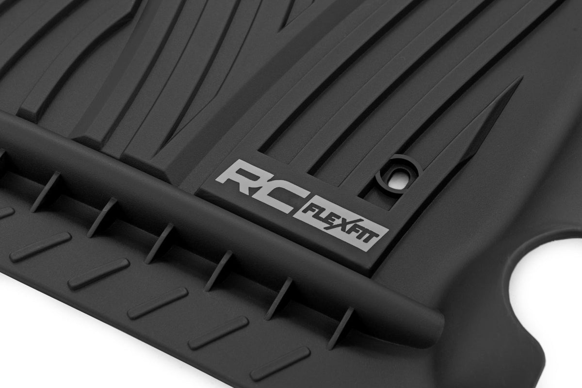 Floor Mats FR Double Cab Toyota Tundra 2WD/4WD (2014-2021) Rough Country