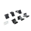 Dominator Extreme Frame Slider Mounting Brackets Only Textured Black For 2007-2018 Jeep Wrangler JK Go Rhino