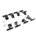 Dominator Extreme Frame Slider Mounting Brackets Only Textured Black 2020-2025 Jeep Gladiator Go Rhino