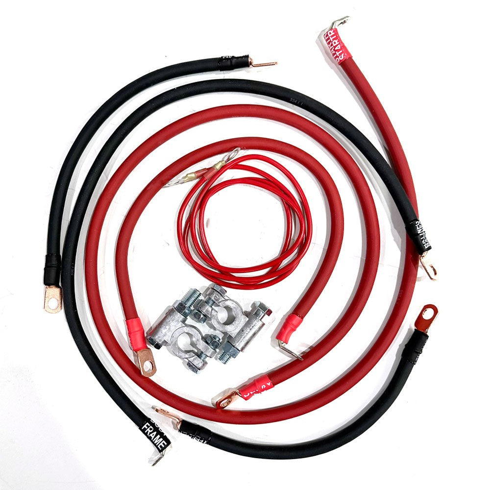 1992-1997 Ford F-Series Battery Cable Kit 7.5 Liter 460ci 1/0 Gauge Battery Cable Big7Kits