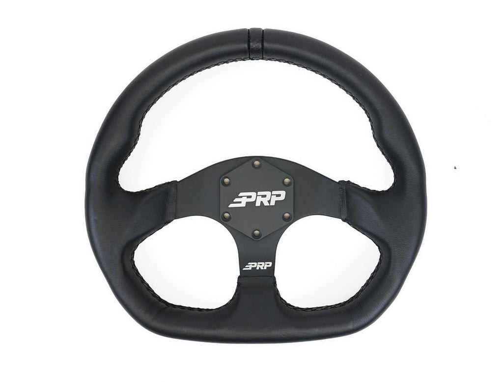 Comp R Leather Steering Wheel 13 Inch Diameter PRP Seats