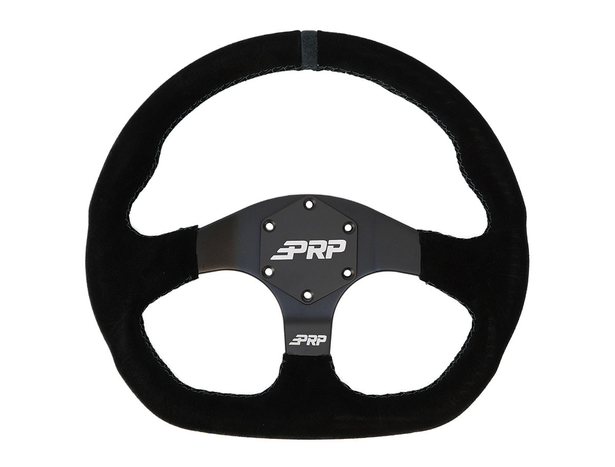 Comp-R Suede Steering Wheel 13 Inch Diameter Black PRP Seats