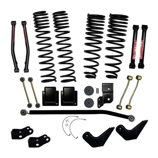4.5 Inch Dual Rate Long Travel Coil Spring Lift Kit with Shock Extensions 2020-2022 Jeep Gladiator JT Skyjacker