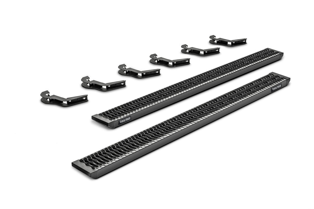Growler Step System Cab Length (1 Step per Side) 7 Inch Board 2010-2019 Ram 2500/3500 Mega Cab Textured Black NFab
