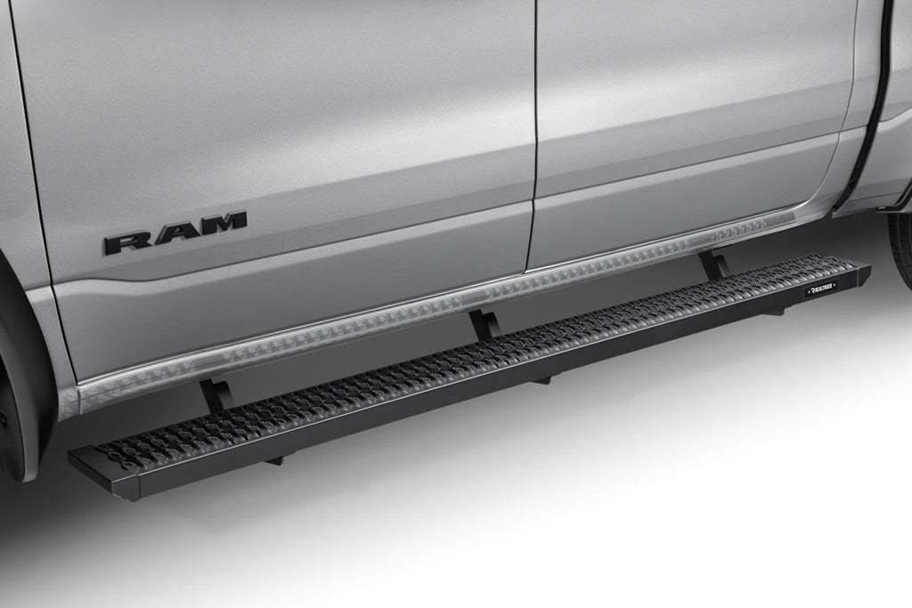 Growler Step System Cab Length (1 Step per Side) 7 Inch Board 2019-2025 (New Body Style) Ram 1500 Crew Cab Textured Black NFab