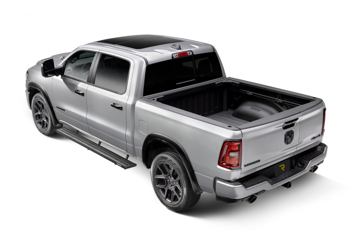 Growler Step System Cab Length (1 Step per Side) 7 Inch Board 2019-2025 (New Body Style) Ram 1500 Crew Cab Textured Black NFab