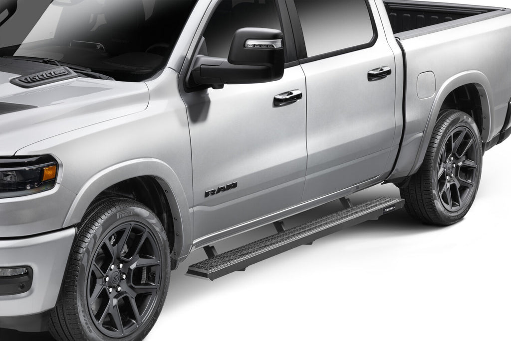 Growler Step System Cab Length (1 Step per Side) 7 Inch Board 2019-2025 (New Body Style) Ram 1500 Crew Cab Textured Black NFab