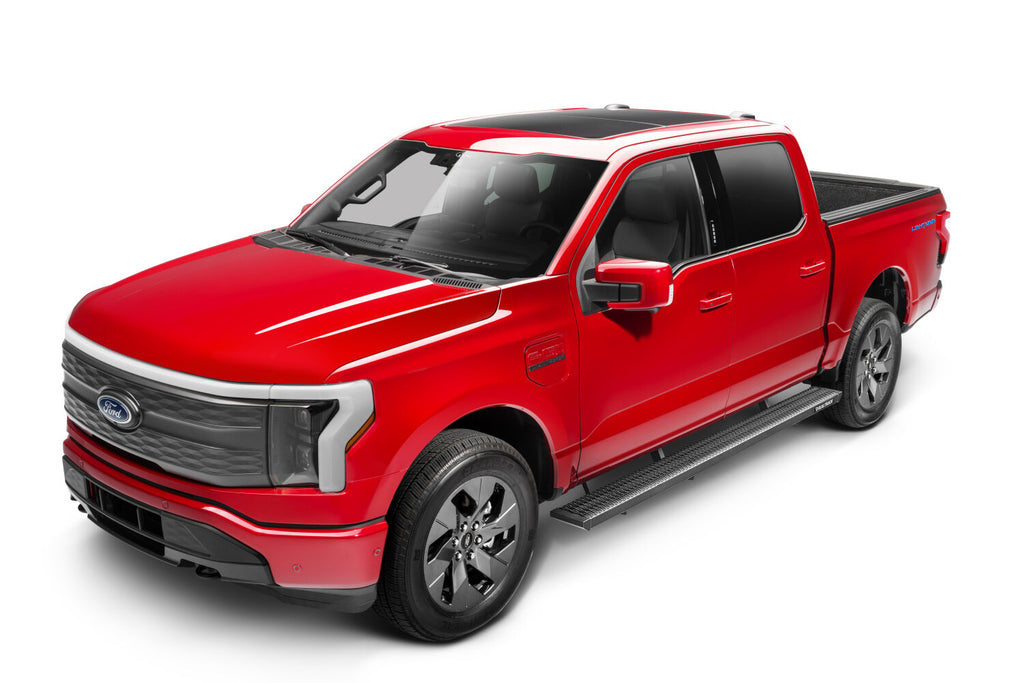 Growler Step System Cab Length (1 Step per Side) 7 Inch Board 2015-2025 Ford F-150/ 17-25 Raptor SuperCrew/2017-2026 Ford F-250/350/450 Crew Cab Textured Black NFab