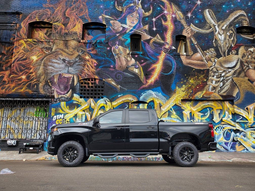 2019-2026 Silverado 1500 2020-2024 Silverado 2500/3500 Crew Cab Ambush Side Steps Body Armor 4X4