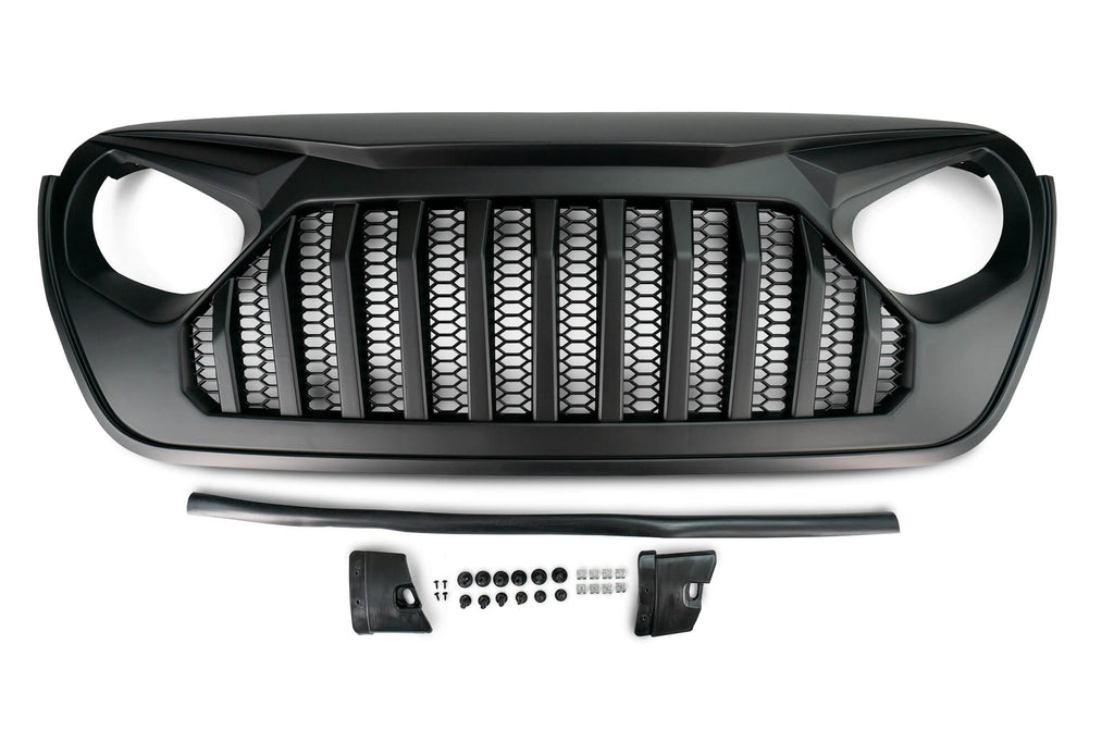 2018 2025 Jeep Gladiator JT Replacement Grille Black DV8 Offroad