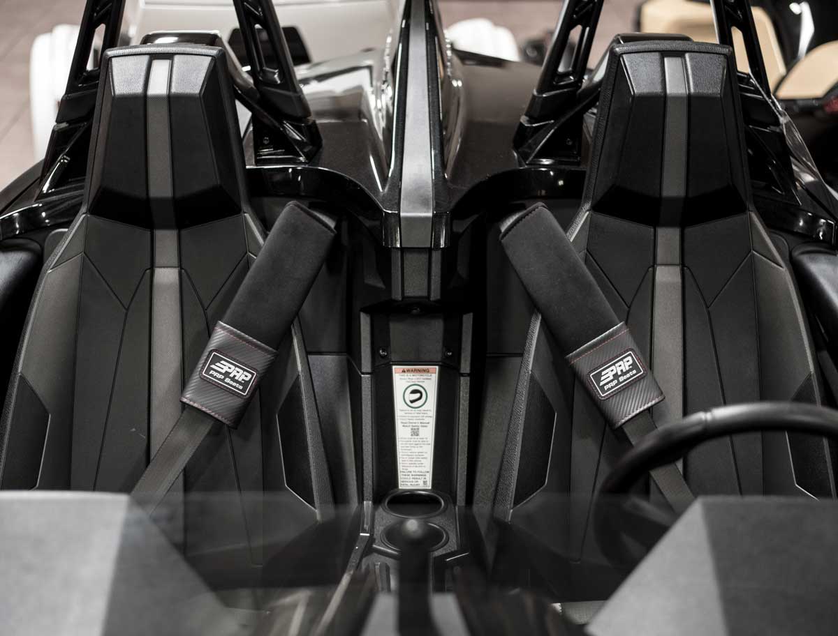 Seatbelt Pads w/ Pocket Black Trim PRP Seats
