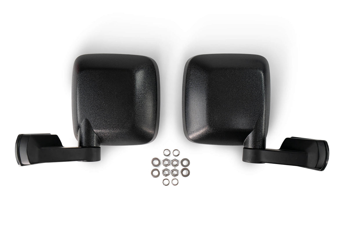 2018 2025 Jeep Gladiator JT WranglerJL JLU Front Half Doors With Alum Mesh DV8 Offroad