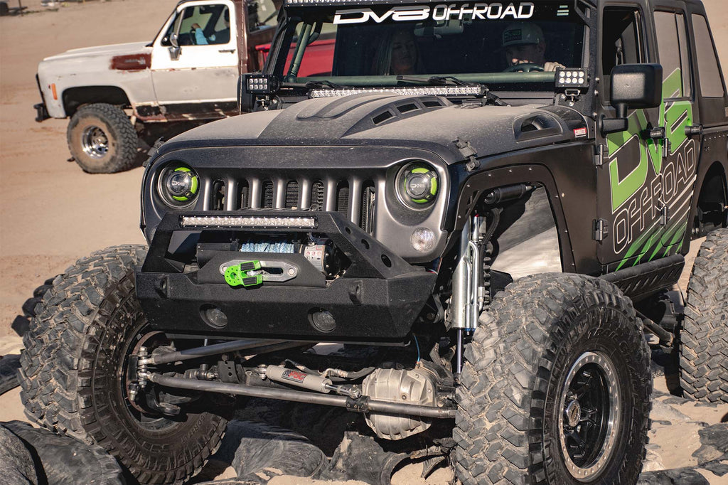 2007 2018 Jeep Wrangler Heat Dispersion Hood DV8 Offroad