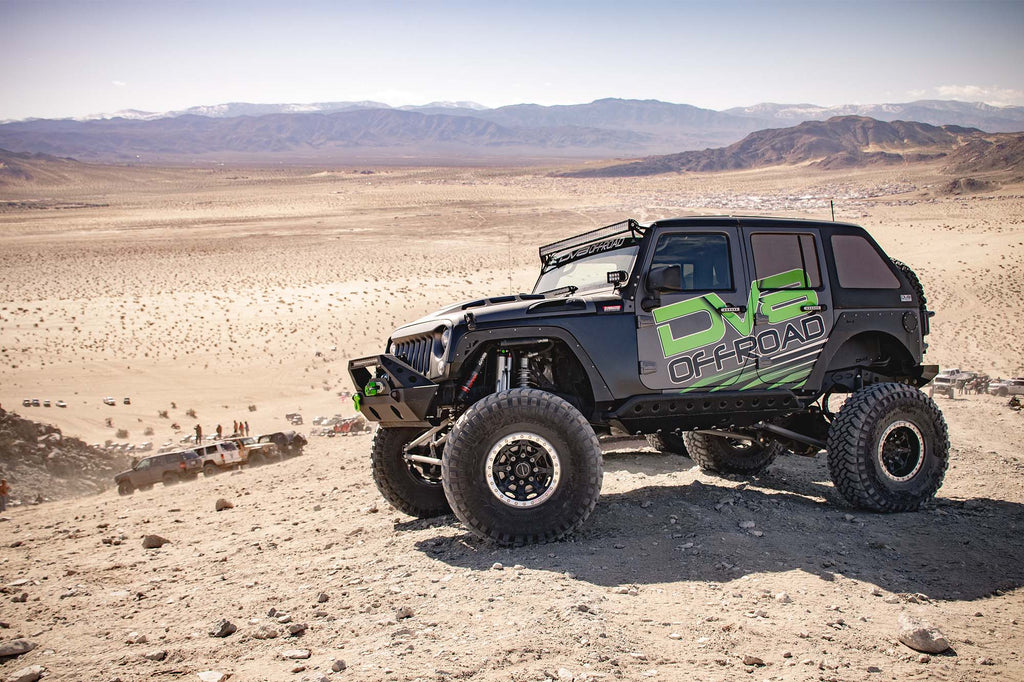 2007 2018 Jeep Wrangler Heat Dispersion Hood DV8 Offroad