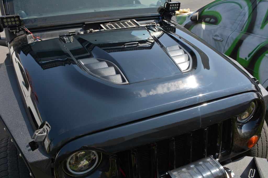 2007 2018 Jeep Wrangler JK JKU 10Th Anniversary Hood DV8 Offroad