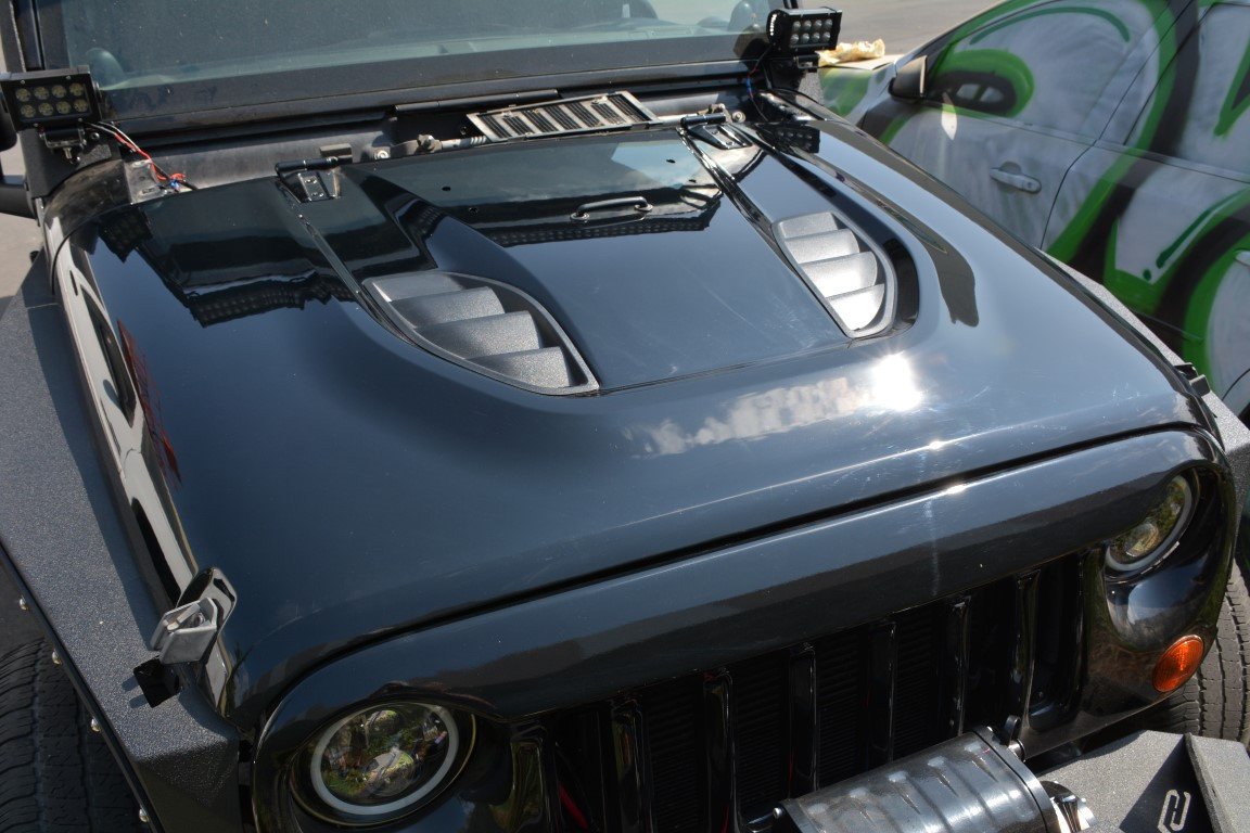 2007 2018 Jeep Wrangler JK JKU 10Th Anniversary Hood DV8 Offroad