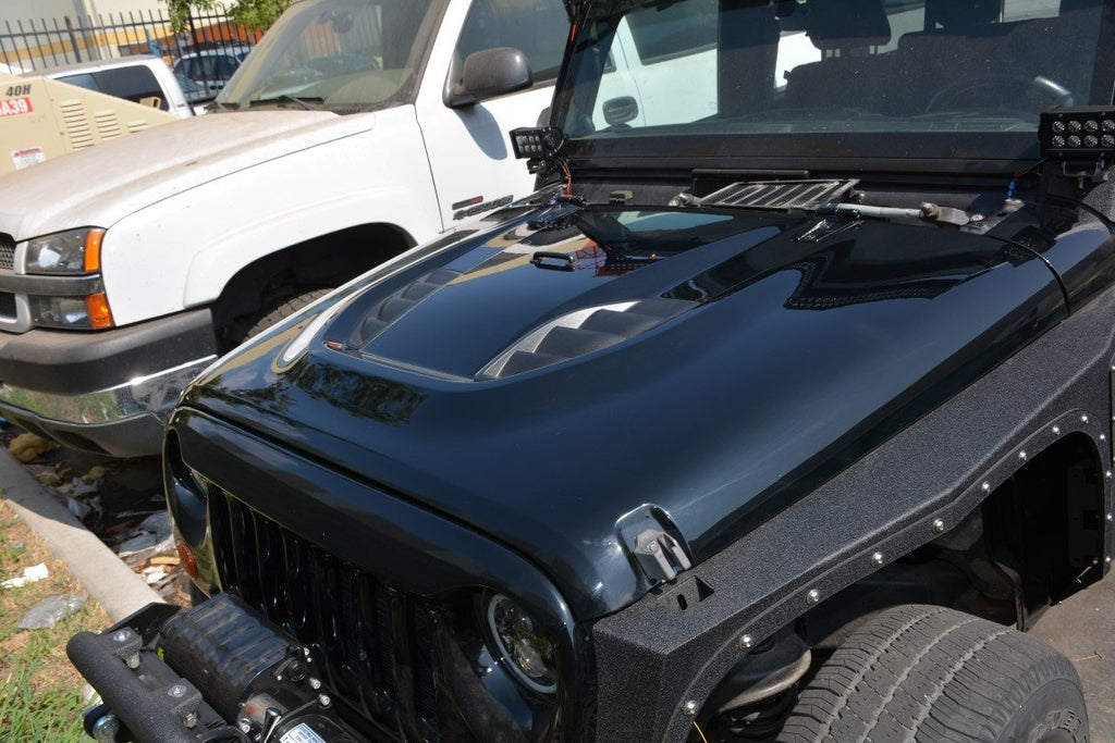 2007 2018 Jeep Wrangler JK JKU 10Th Anniversary Hood DV8 Offroad