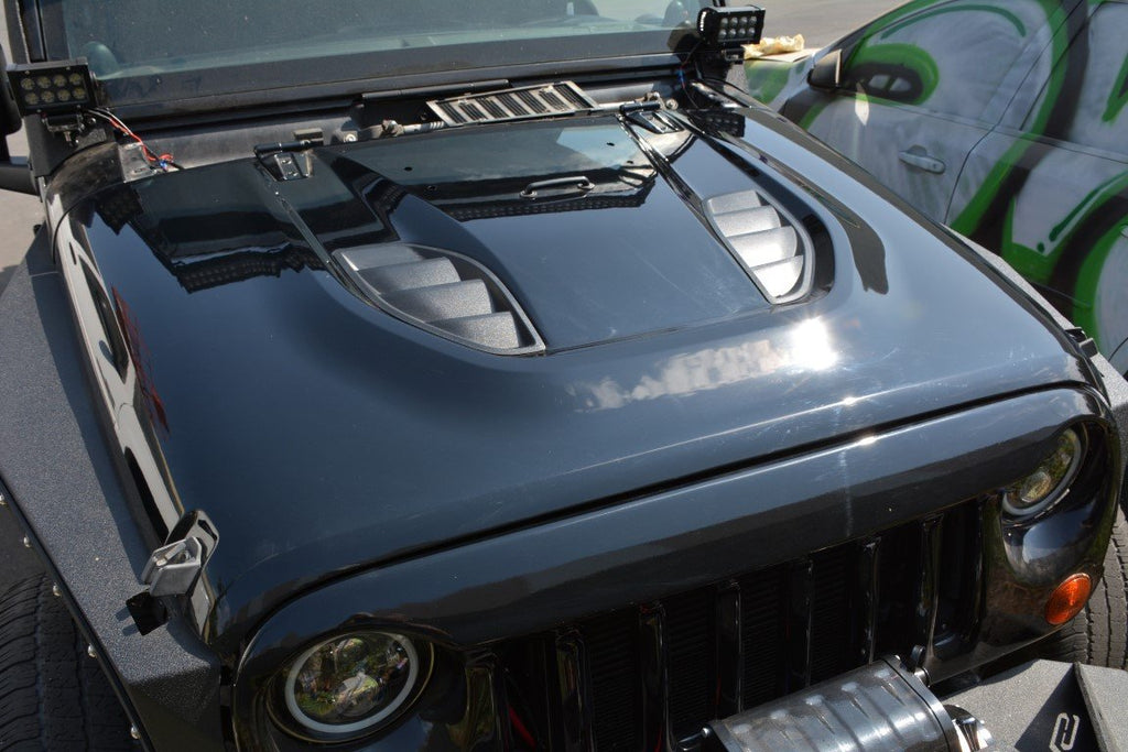 2007 2018 Jeep Wrangler JK JKU 10Th Anniversary Hood DV8 Offroad
