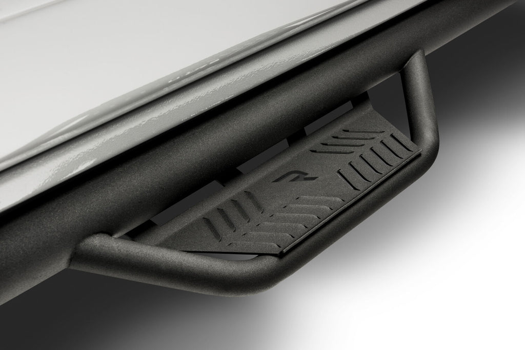 Podium Step LG Cab Length (2 Steps per Side) 3 Inch Main Tube Diameter 2019-2025 Ram 2500/3500 Mega Cab Textured Black NFab