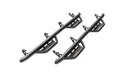 Podium Step LG Cab Length (2 Steps per Side) 3 Inch Main Tube Diameter 2005-2023 Toyota Tacoma Double Cab Textured Black N Fab