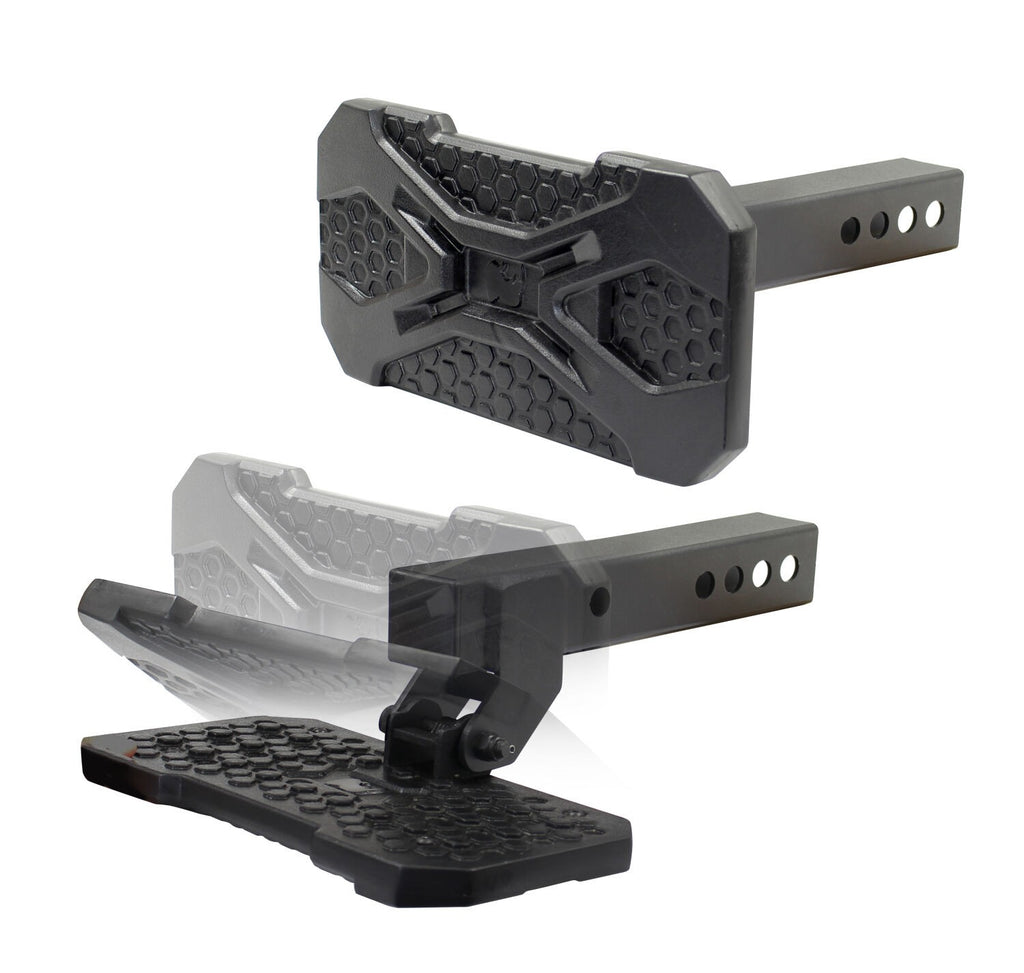 HS 20 Hitch Step Textured Black Go Rhino