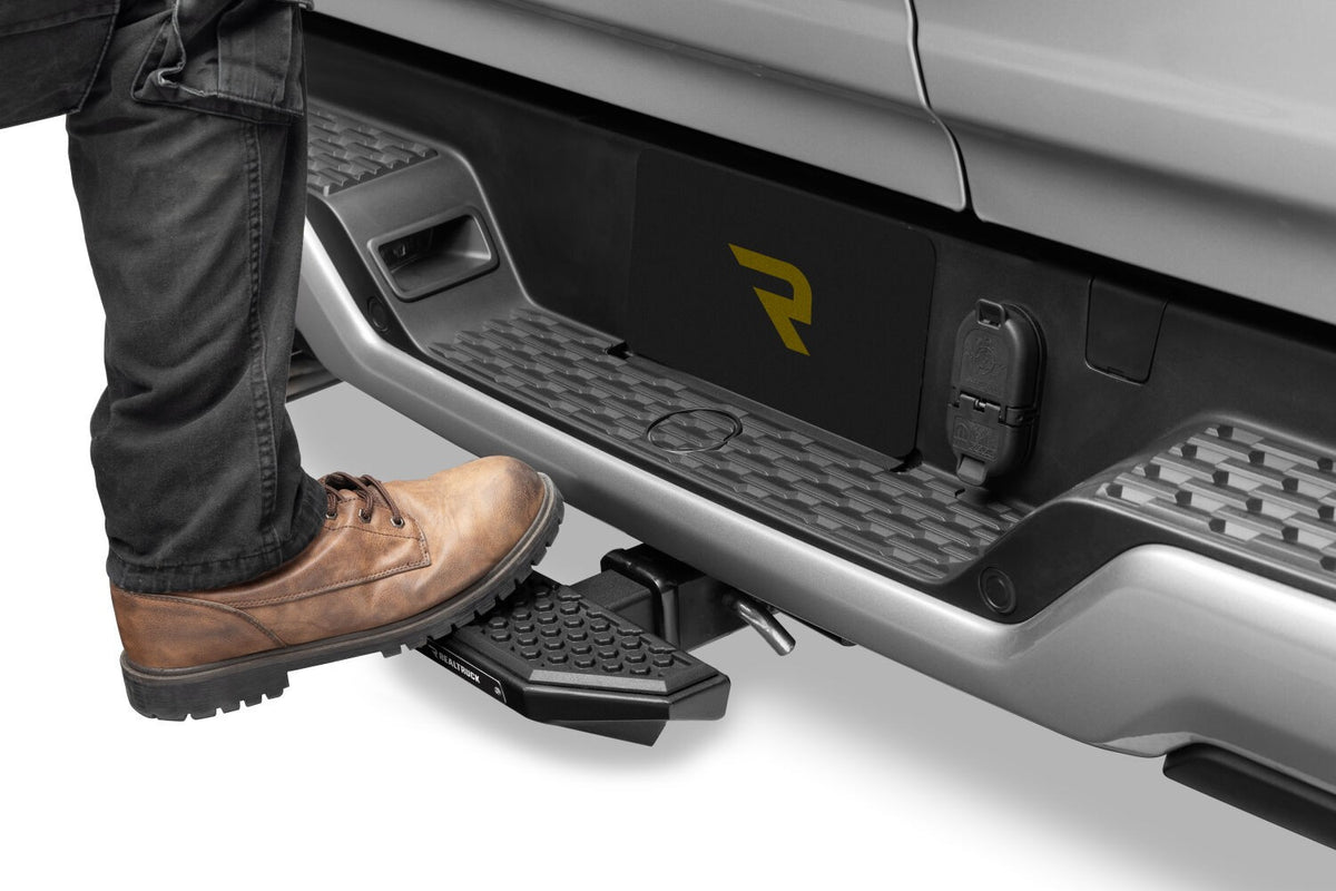 HS 30 Hitch Step Textured Black Go Rhino
