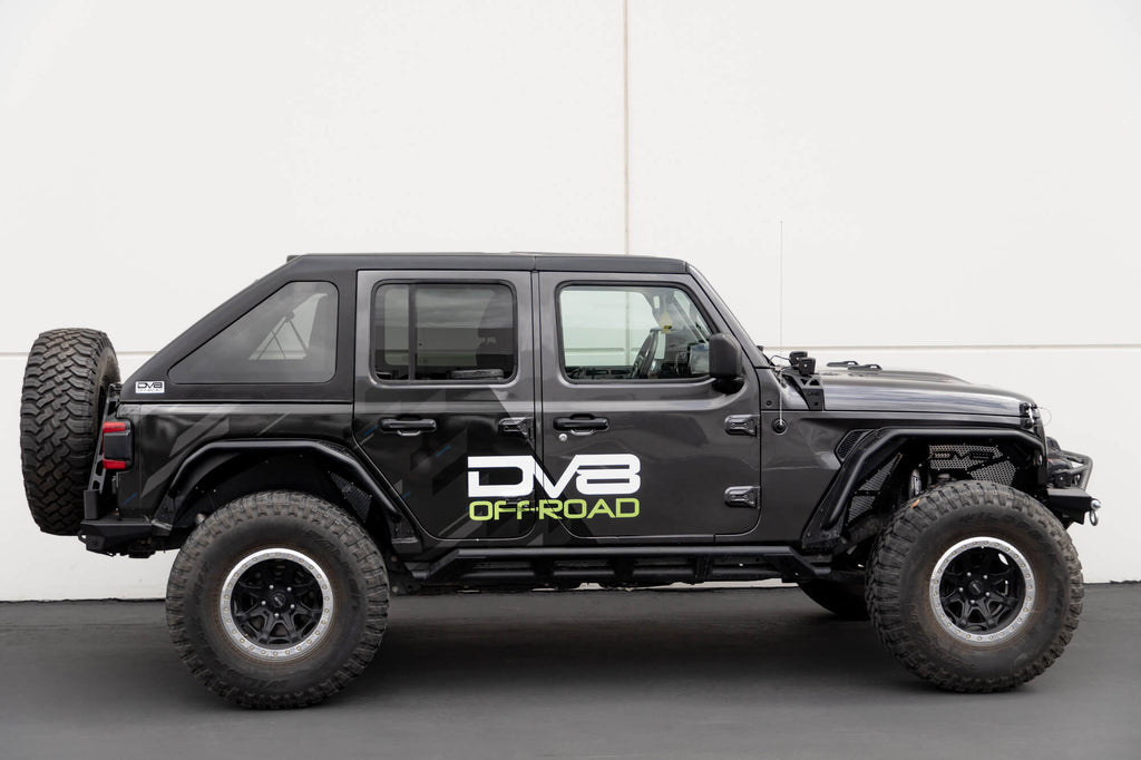 2018 2025 Jeep Wrangler JLU 4 Door Razor Series Fastback Hard Top DV8 Offroad