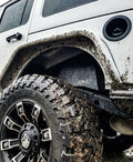 2007 2018 Jeep Wrangler JK JKU Rear Inner Fenders Black DV8 Offroad