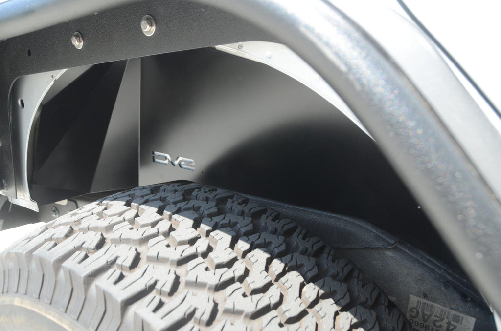 2007 2018 Jeep Wrangler JK JKU Rear Inner Fenders Black DV8 Offroad