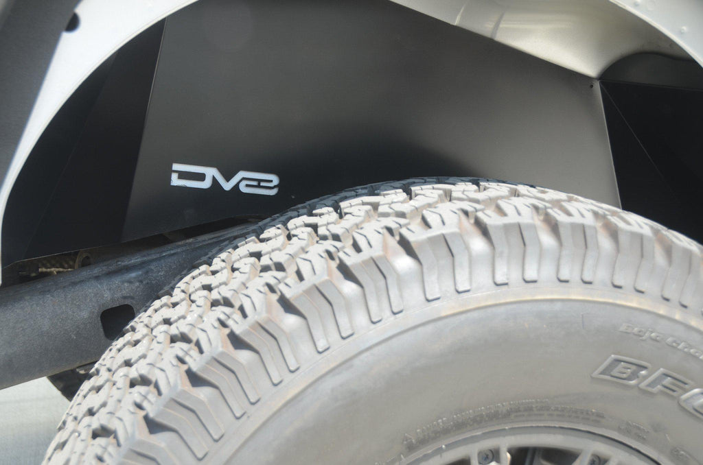 2007 2018 Jeep Wrangler JK JKU Rear Inner Fenders Black DV8 Offroad
