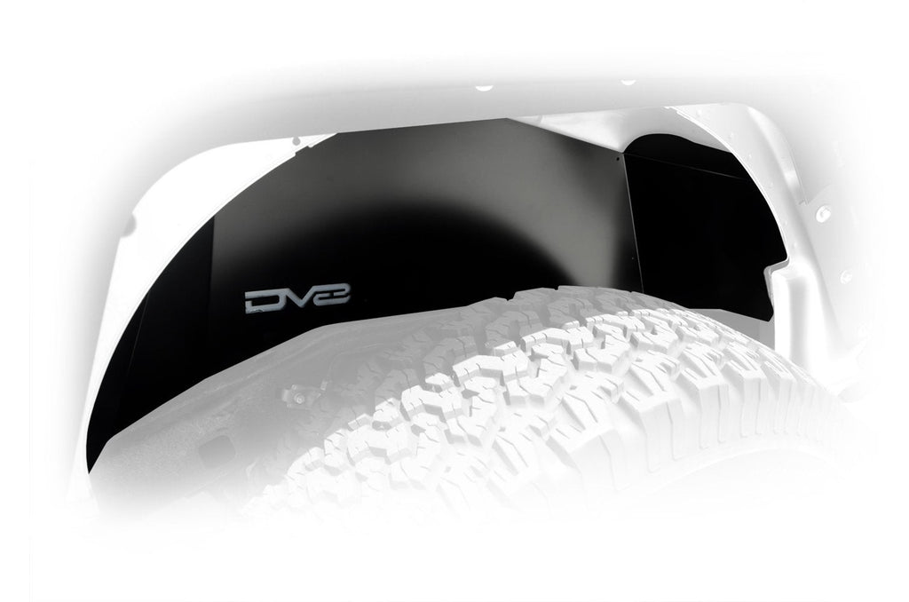 2007 2018 Jeep Wrangler JK JKU Rear Inner Fenders Black DV8 Offroad