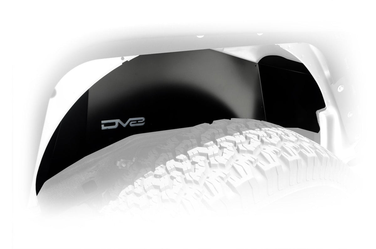 2007 2018 Jeep Wrangler JK JKU Rear Inner Fenders Black DV8 Offroad