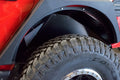 2018 2023 Jeep Wrangler JL JLU Rear Inner Fenders Black DV8 Offroad
