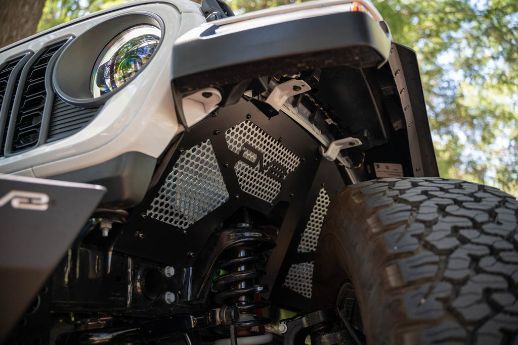 2018 2025 Jeep Wrangler JL JLU Gladiator JT Front Inner Fenders DV8 Offroad