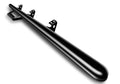 Nerf Step Bar Wheel-to-Wheel (1 Step per Side) 2007-2018 Jeep Wrangler JK 2-Door Textured Black NFab