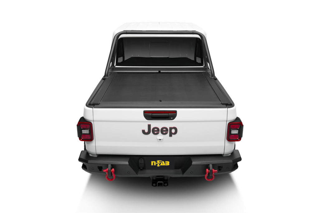 ARC Sports Bar 2020-2024 Jeep Gladiator TX Blk Works with Roll-N-Lock and Rugged Ridge Armis Retractable Bed Cover Only NFab