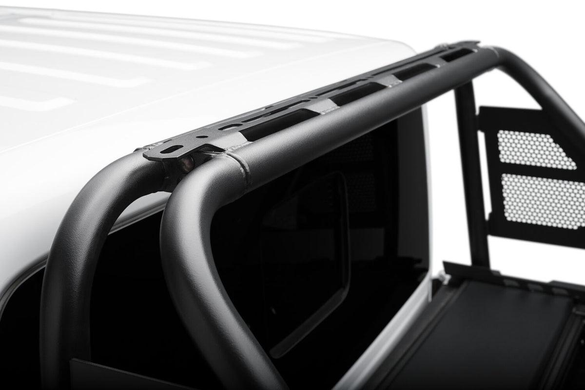 ARC Sports Bar 2020-2024 Jeep Gladiator TX Blk Works with Roll-N-Lock and Rugged Ridge Armis Retractable Bed Cover Only NFab