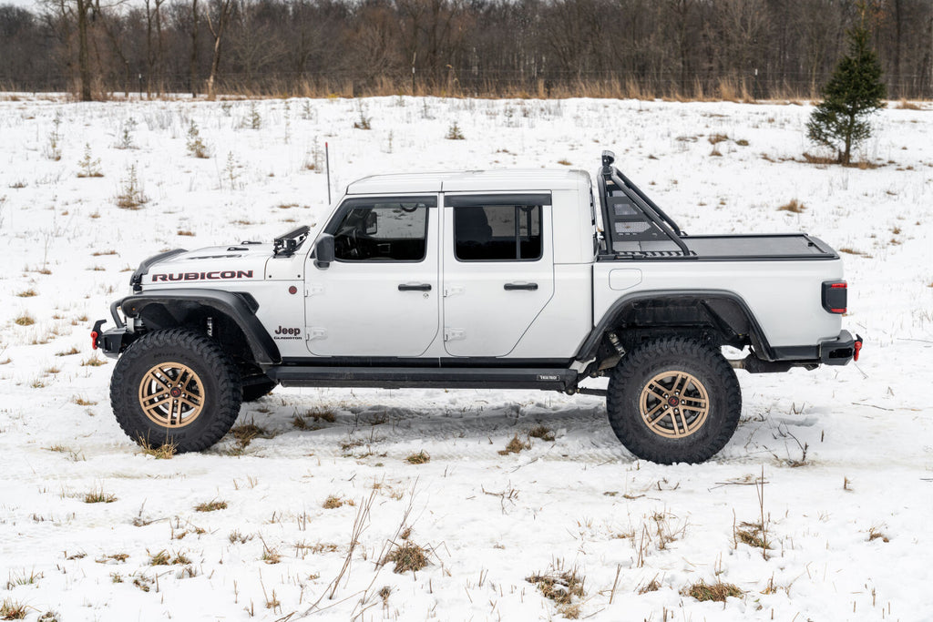 ARC Sports Bar 2020-2024 Jeep Gladiator TX Blk Works with Roll-N-Lock and Rugged Ridge Armis Retractable Bed Cover Only NFab
