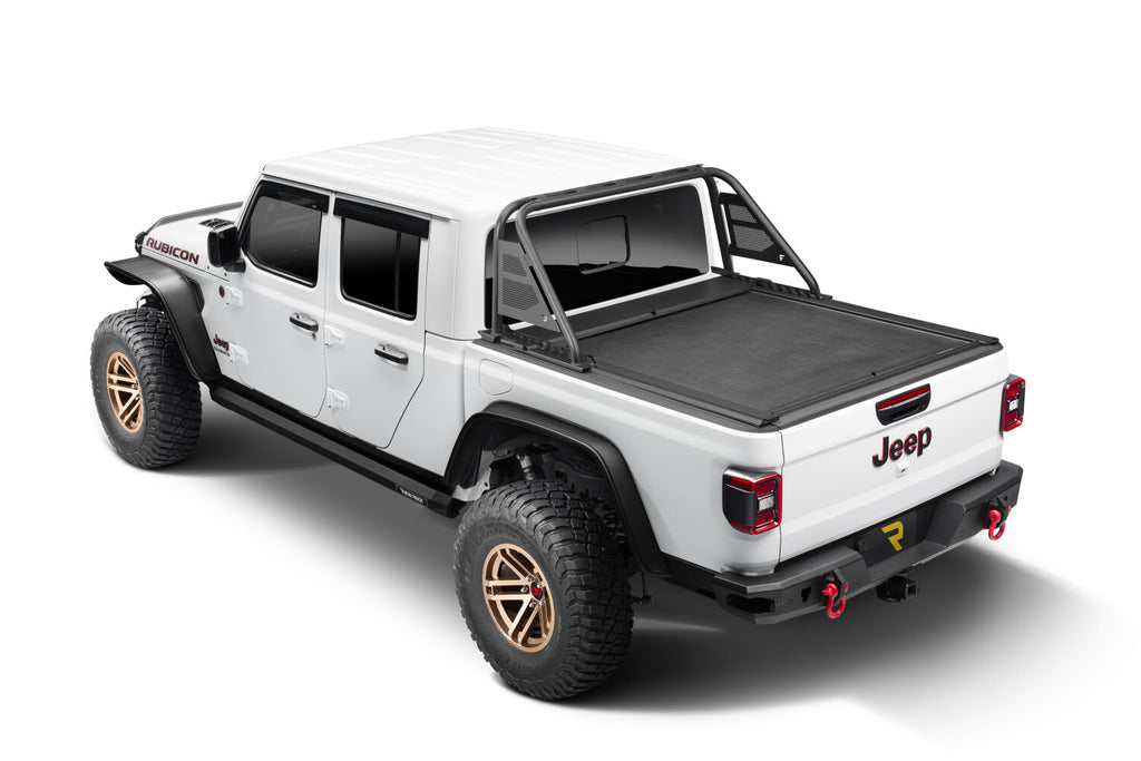 ARC Sports Bar 2020-2024 Jeep Gladiator TX Blk Works with Roll-N-Lock and Rugged Ridge Armis Retractable Bed Cover Only NFab