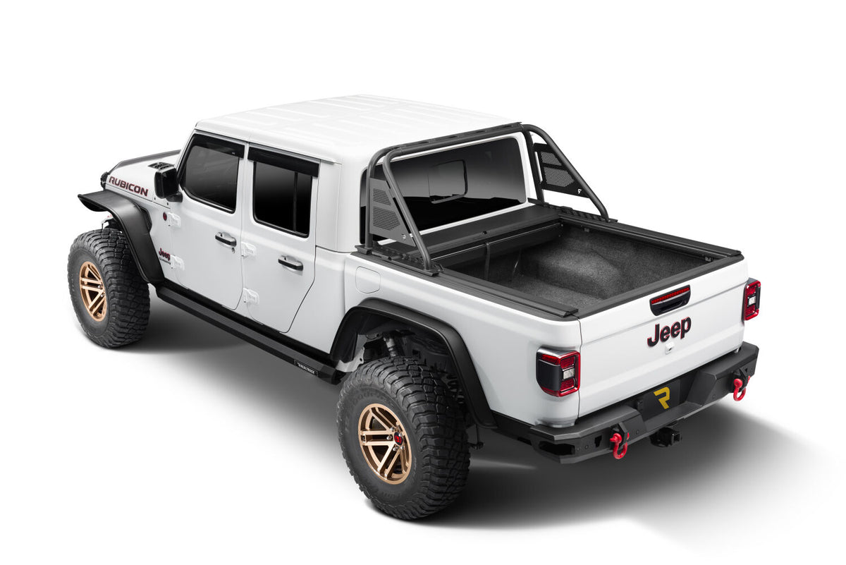 ARC Sports Bar 2020-2024 Jeep Gladiator TX Blk Works with Roll-N-Lock and Rugged Ridge Armis Retractable Bed Cover Only NFab