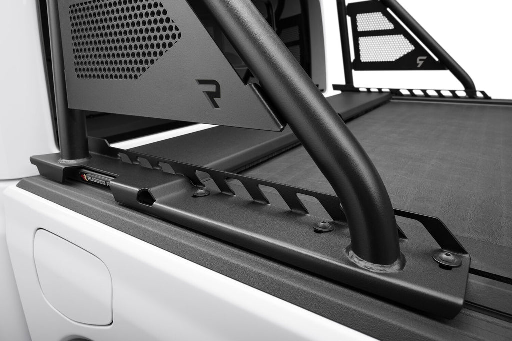 ARC Sports Bar 2020-2024 Jeep Gladiator TX Blk Works with Roll-N-Lock and Rugged Ridge Armis Retractable Bed Cover Only NFab